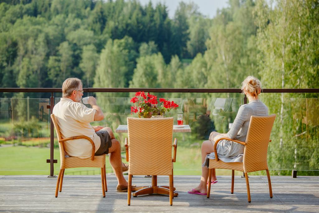 Spa Hotel Ezeri スィグルダ エクステリア 写真